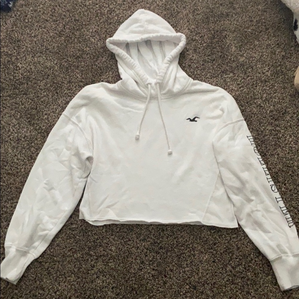 Cropped Logo Hoodie